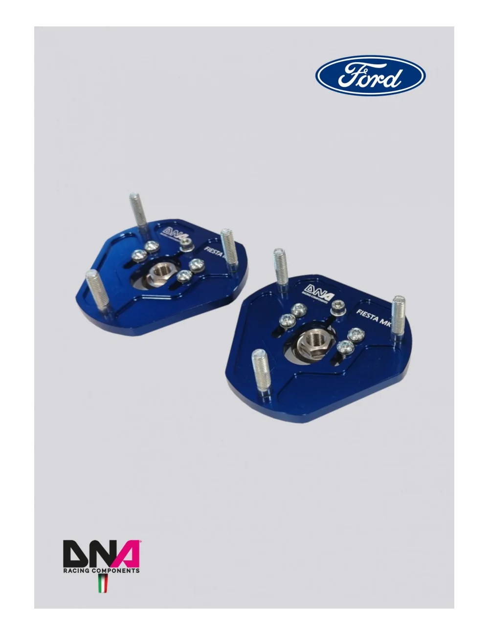 DNA RACING KIT TOP MOUNT ANTERIORE REGOLABILE SU UNIBALL FORD FIESTA MK VII