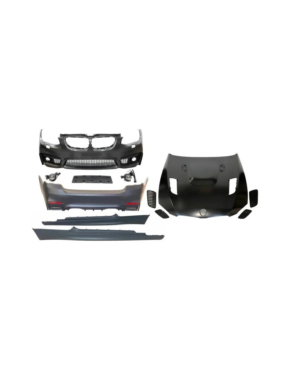 KIT ESTETICI BMW E92 / E93´10-12 LOOK M4 COFANO