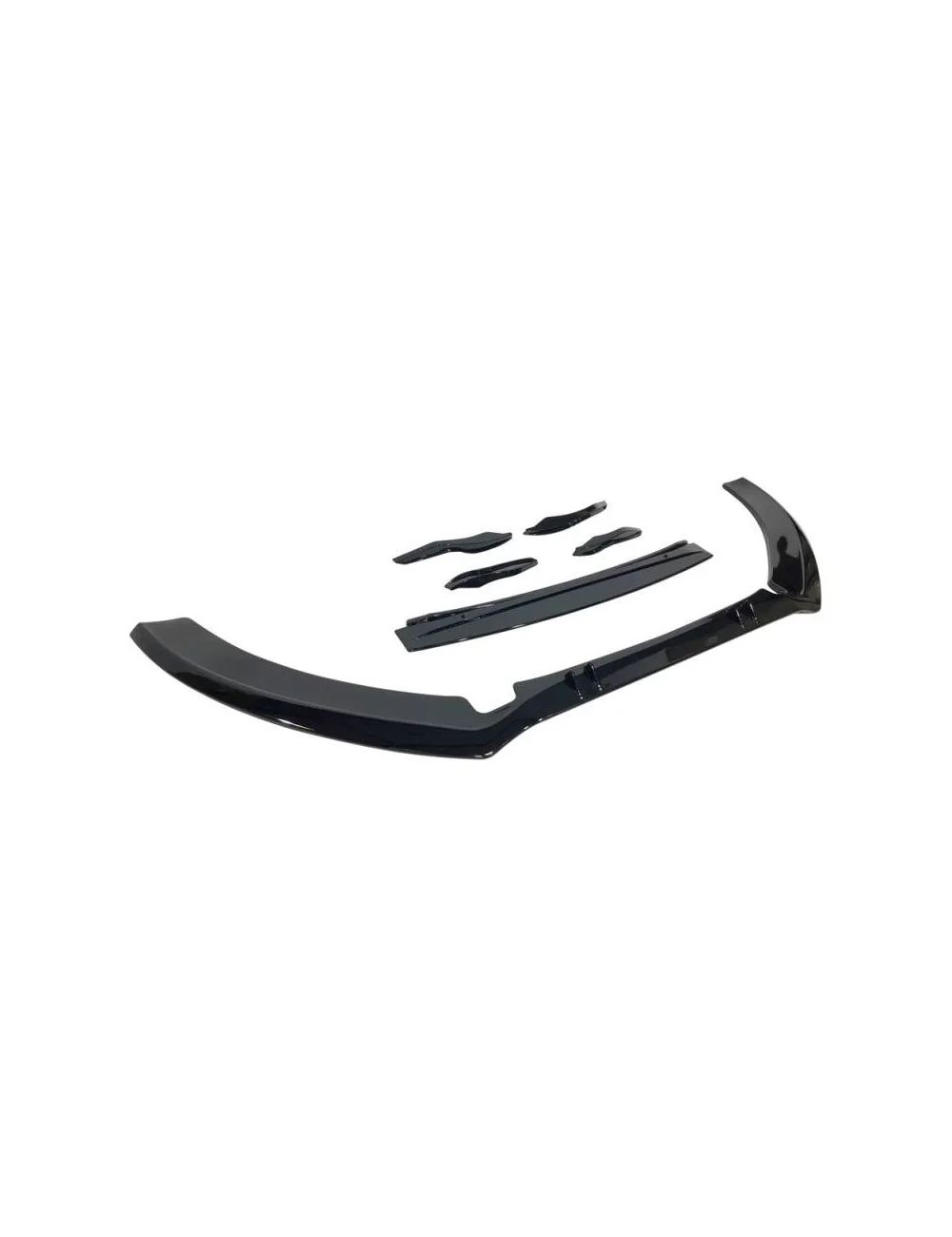 SPOILER ANTERIORE AUDI A6 2016-2018 LOOK RS6 NERO LUCIDO
