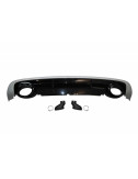 DIFFUSORE POSTERIORE AUDI A6 SEDAN / AVANT C6 2009-2012 LOOK RS6 ABS