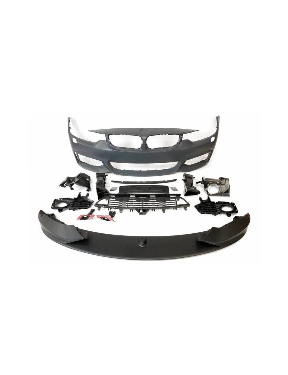 PARAURTI ANTERIORE BMW F32 F33 F36 LOOK M PERFORMANCE SPOILER ABS
