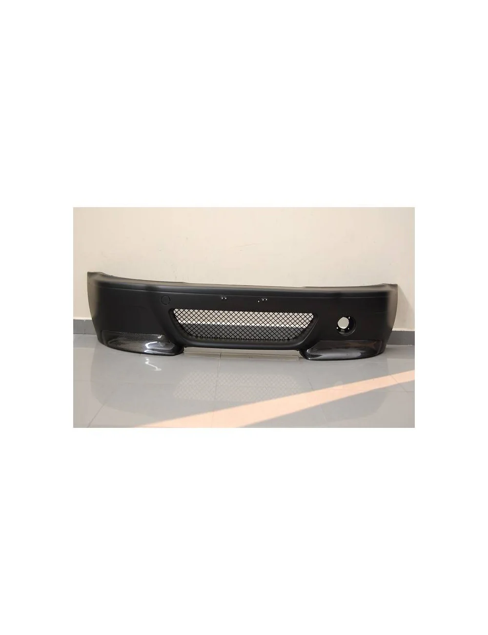 PARAURTI ANTERIORE BMW E46 M3 ABS C/FLAP CARBONIO LOOK CSL