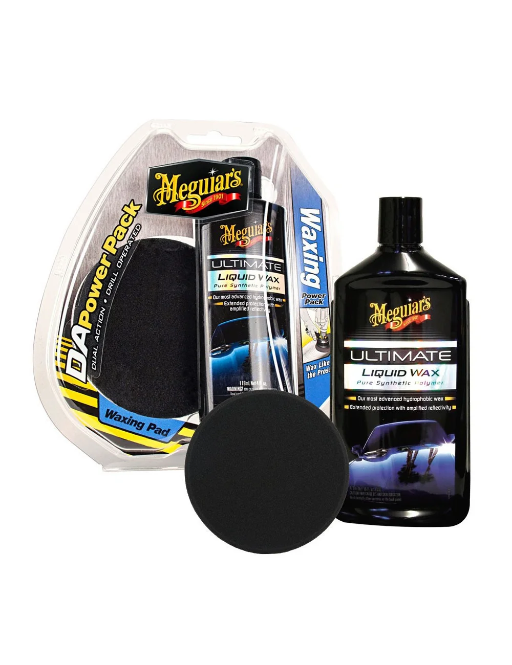 MEGUIARS Kit tampone Meguiars DA Power system Ultimate Waxing Pack