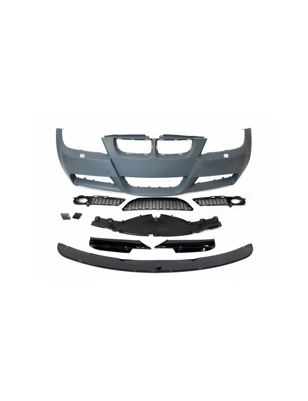 PARAURTI ANTERIORE BMW E90 / E91 05-08 M-TECH WASHER SPOILER ANTERIORE