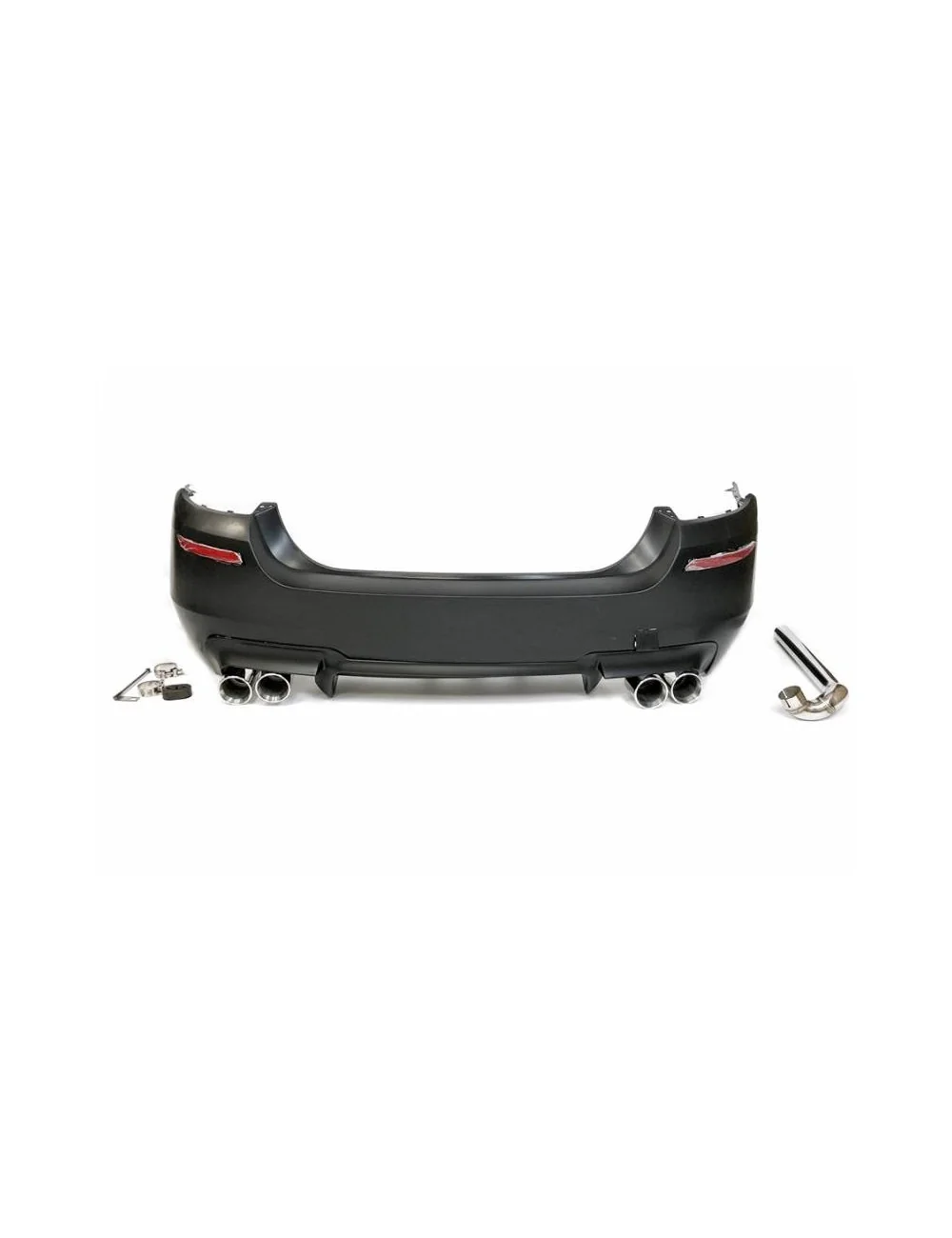 PARAURTI POSTERIORI BMW F10 10-16 LOOK M5 SCARICO