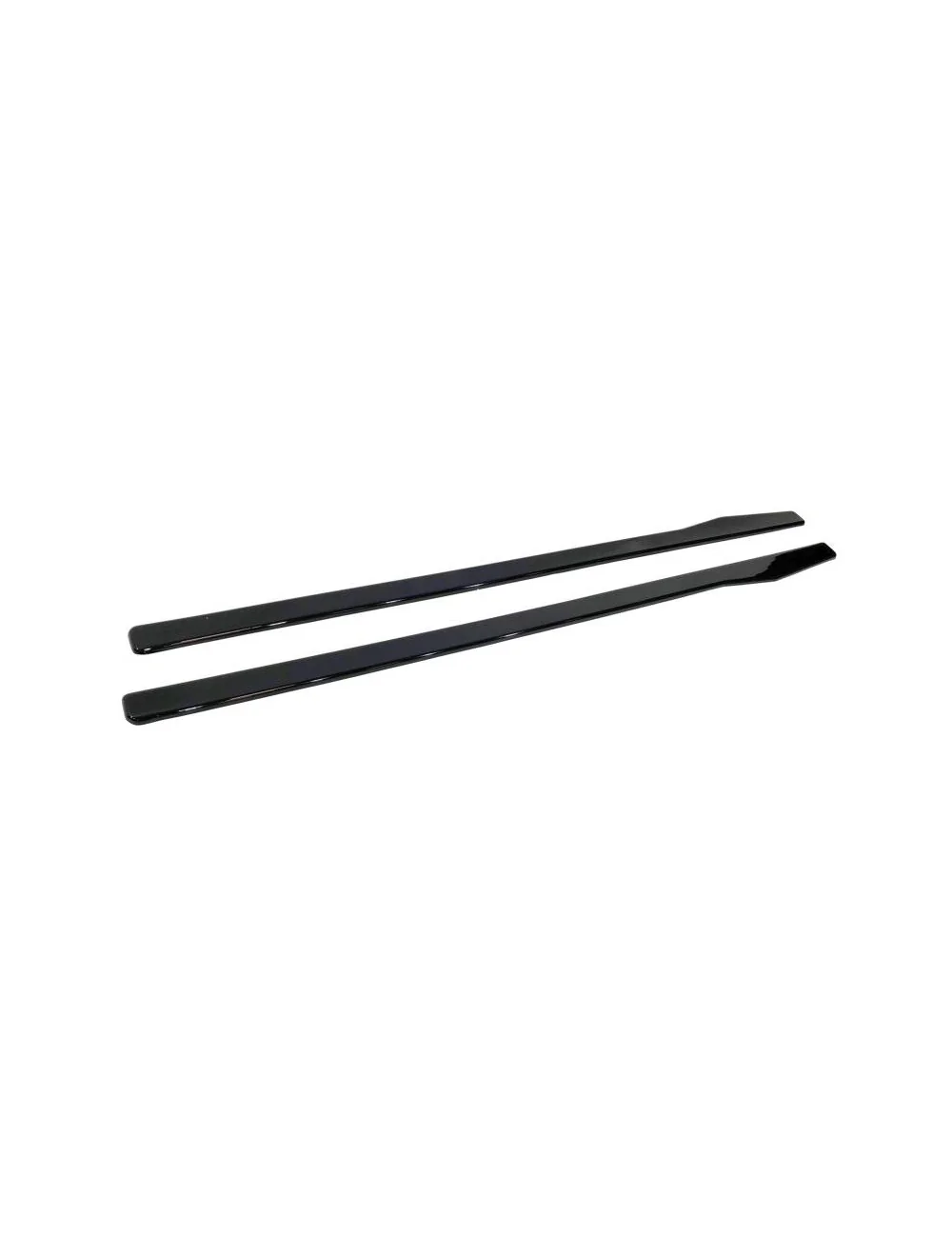 DIFFUSORE MINIGONNE MERCEDES W205 2015+ LOOK AMG NERO LUCIDO
