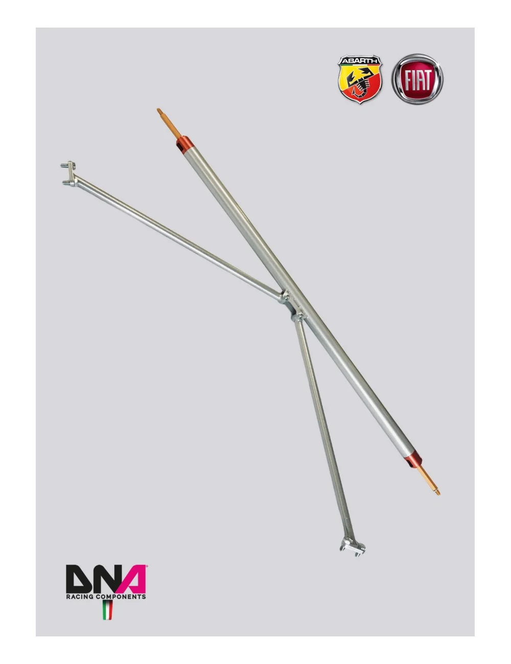 DNA RACING KIT BARRA DUOMI POSTERIORE CON TIRANTI 4 POSTI 500 ABARTH