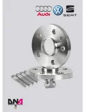 DNA RACING DISTANZIALI CON DOPPIA FORATURA E BULLONERIA AUDI A3 8P1-8P7-8PA