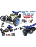 Buggy Bullet EBD 2WD motore elettrico a spazzole 1/10 RTR VRX radio Fly sky 2.4GhZ RH2011