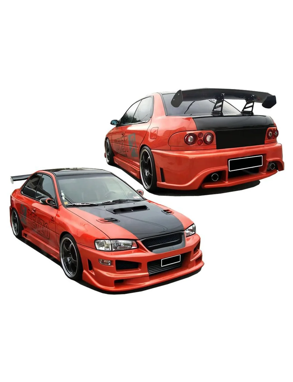 KIT ESTETICO COMPLETO IN VETRORESINA SUBARU IMPREZA DAL 1998