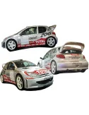 KIT ESTETICO COMPLETO IN VETRORESINA PEUGEOT 206 WRC