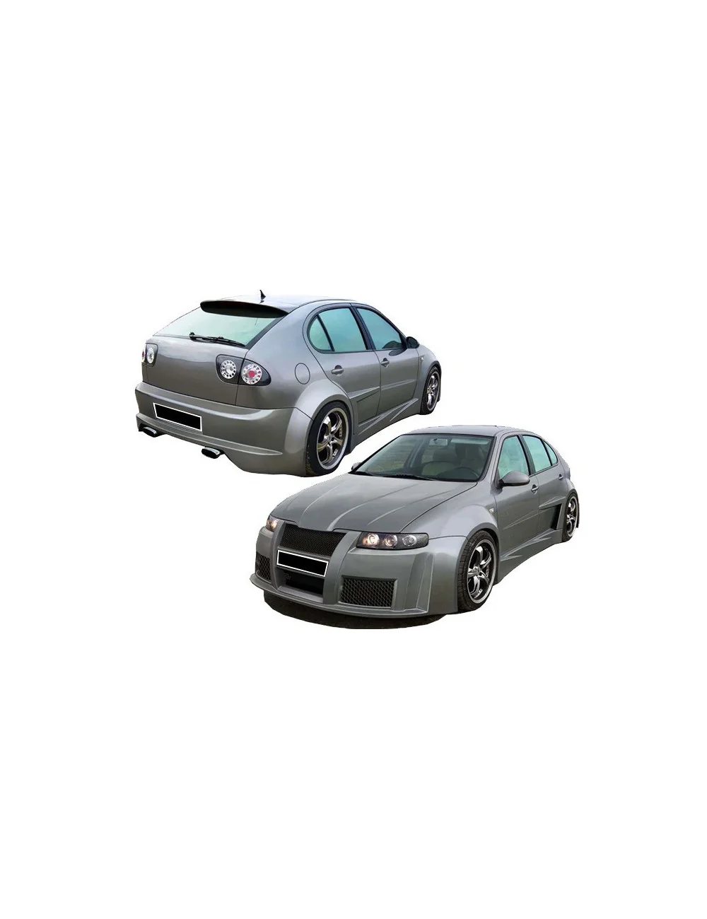 KIT ESTETICO COMPLETO IN VETRORESINA SEAT LEON 1M DELUXE WIDE