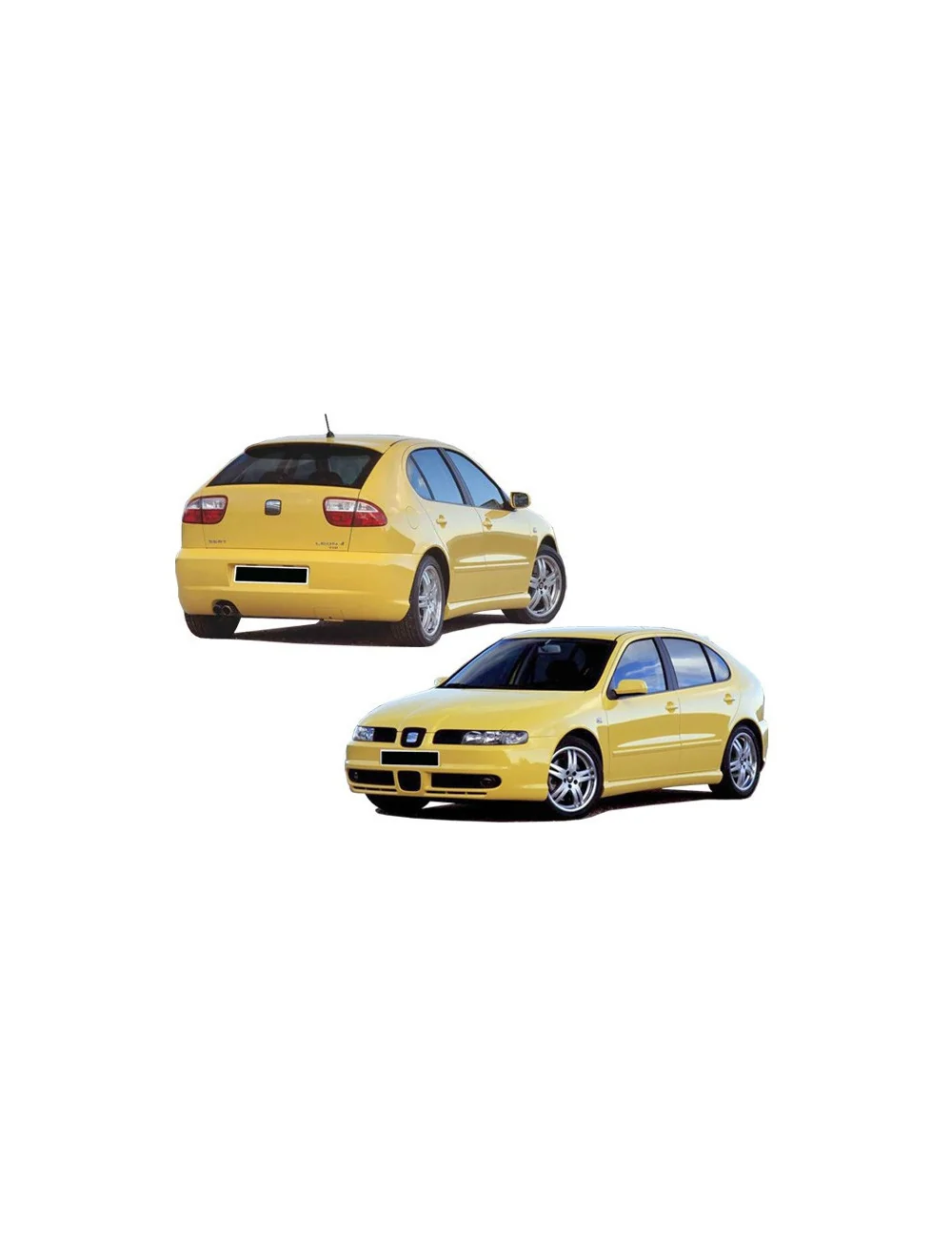 KIT ESTETICO COMPLETO IN VETRORESINA SEAT LEON 1M CUPRA