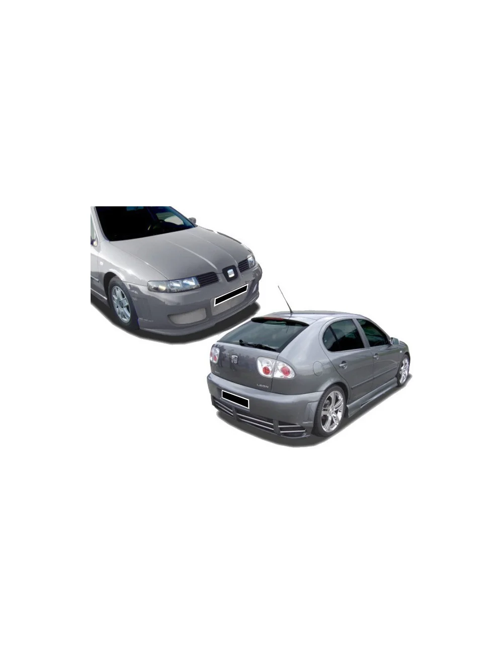 KIT ESTETICO COMPLETO IN VETRORESINA SEAT LEON 1M DRAGON