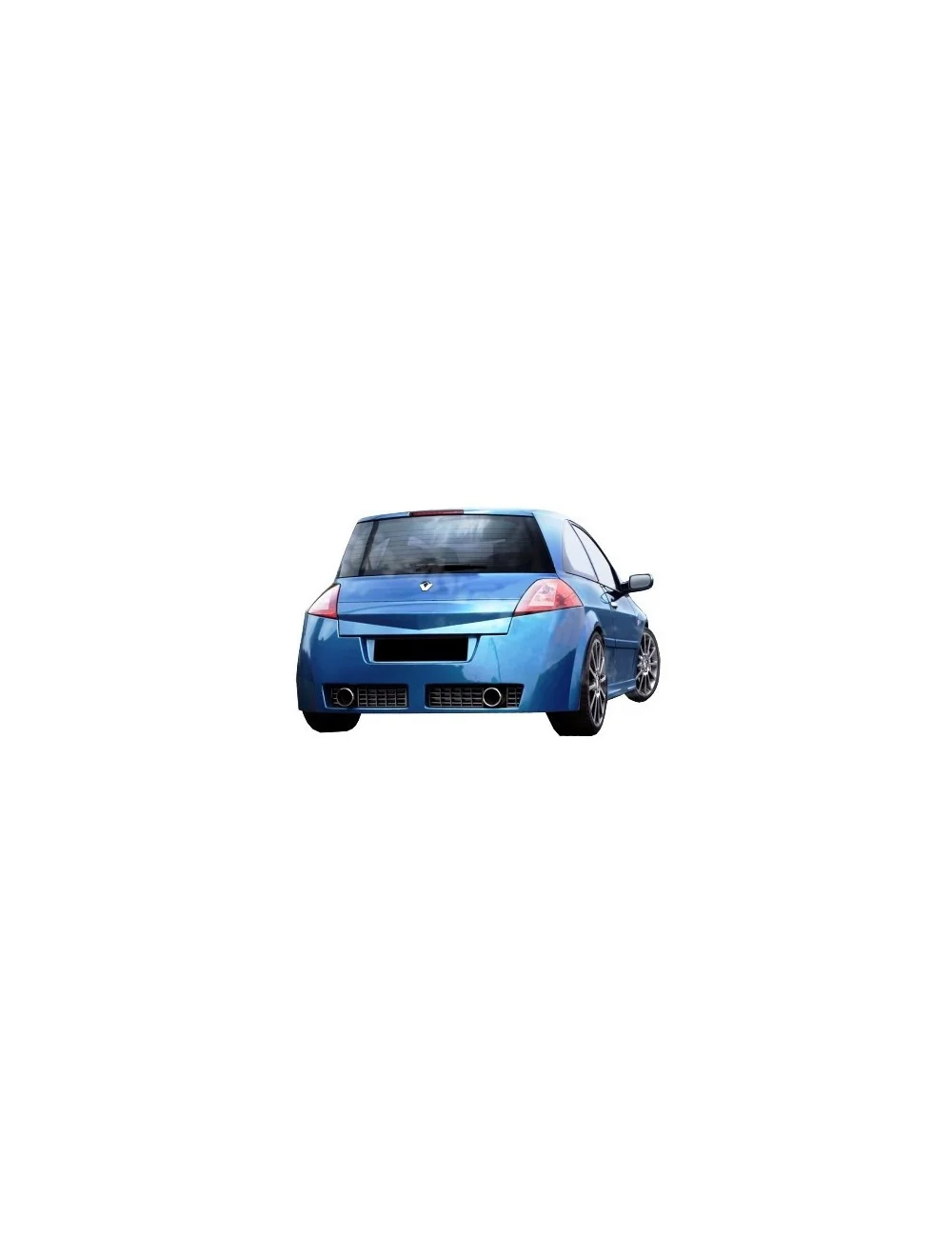PARAURTI POSTERIORE IN VETRORESINA RENAULT MEGANE II RS DAL 2002