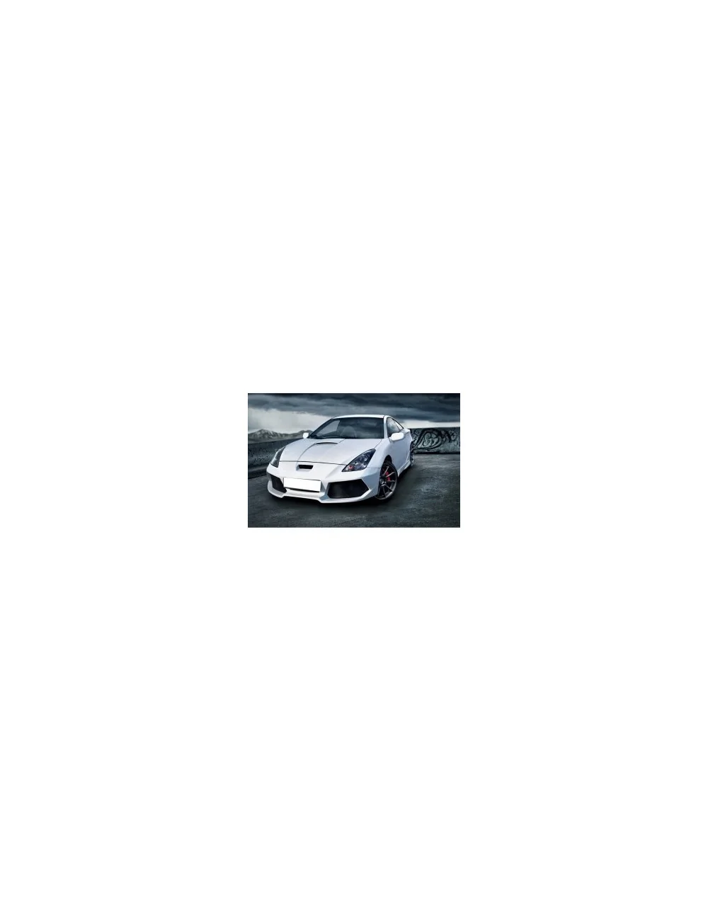 PARAURTI ANTERIORE IN VETRORESINA TOYOTA CELICA T23 LOOK LAMBORGHINI