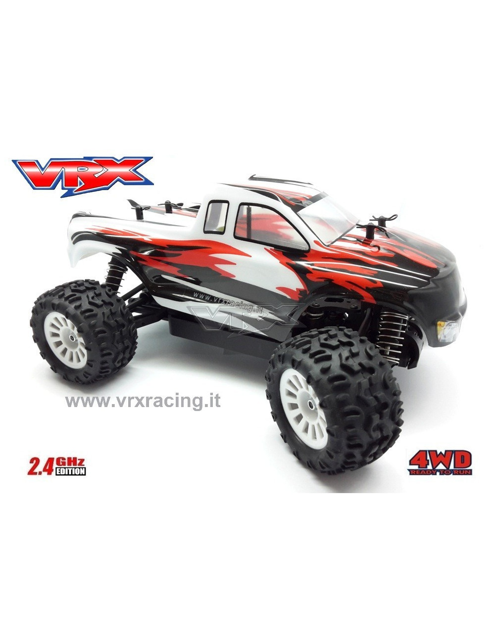 Monster truck MT-BD scala 1/18 motore elettrico a spazzole RC-370 radio 2.4GHz RTR 4WD VRX