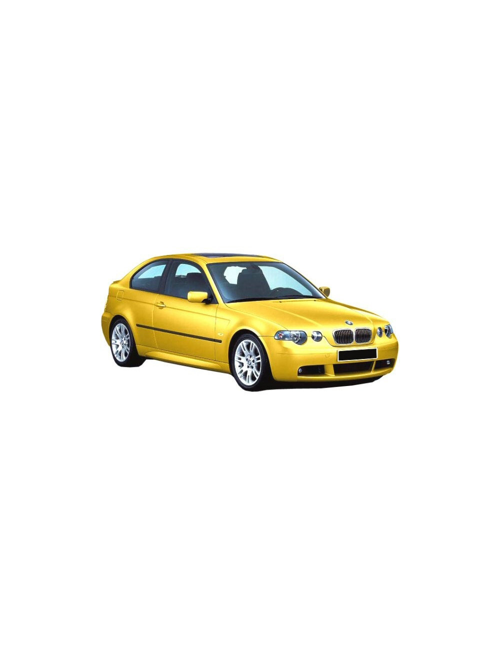 PARAURTI ANTERIORE IN VETRORESINA BMW SERIE 3 E46 COMPACT M LOOK