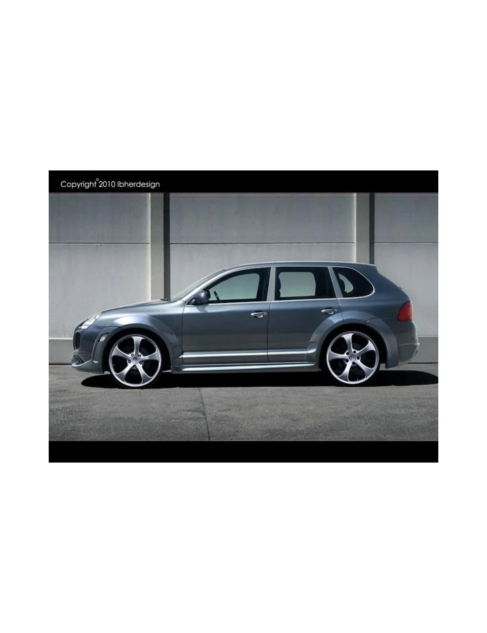 KIT ALLARGAMENTI ANTERIORI E POSTERIORI IN VETRORESINA PORSCHE CAYENNE 955