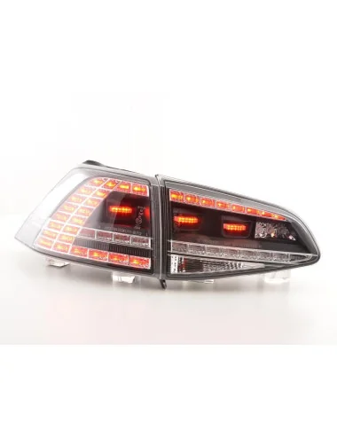 FANALI POSTERIORI A LED SET VW GOLF 7 DEL 2012 NERO