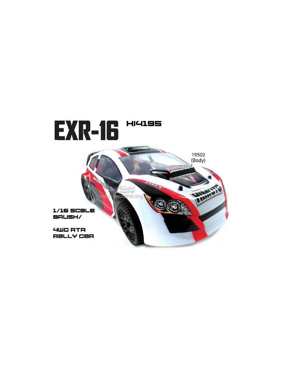 Sport Rally EXR-16 Himoto 1/16 2.4Ghz 4WD RTR