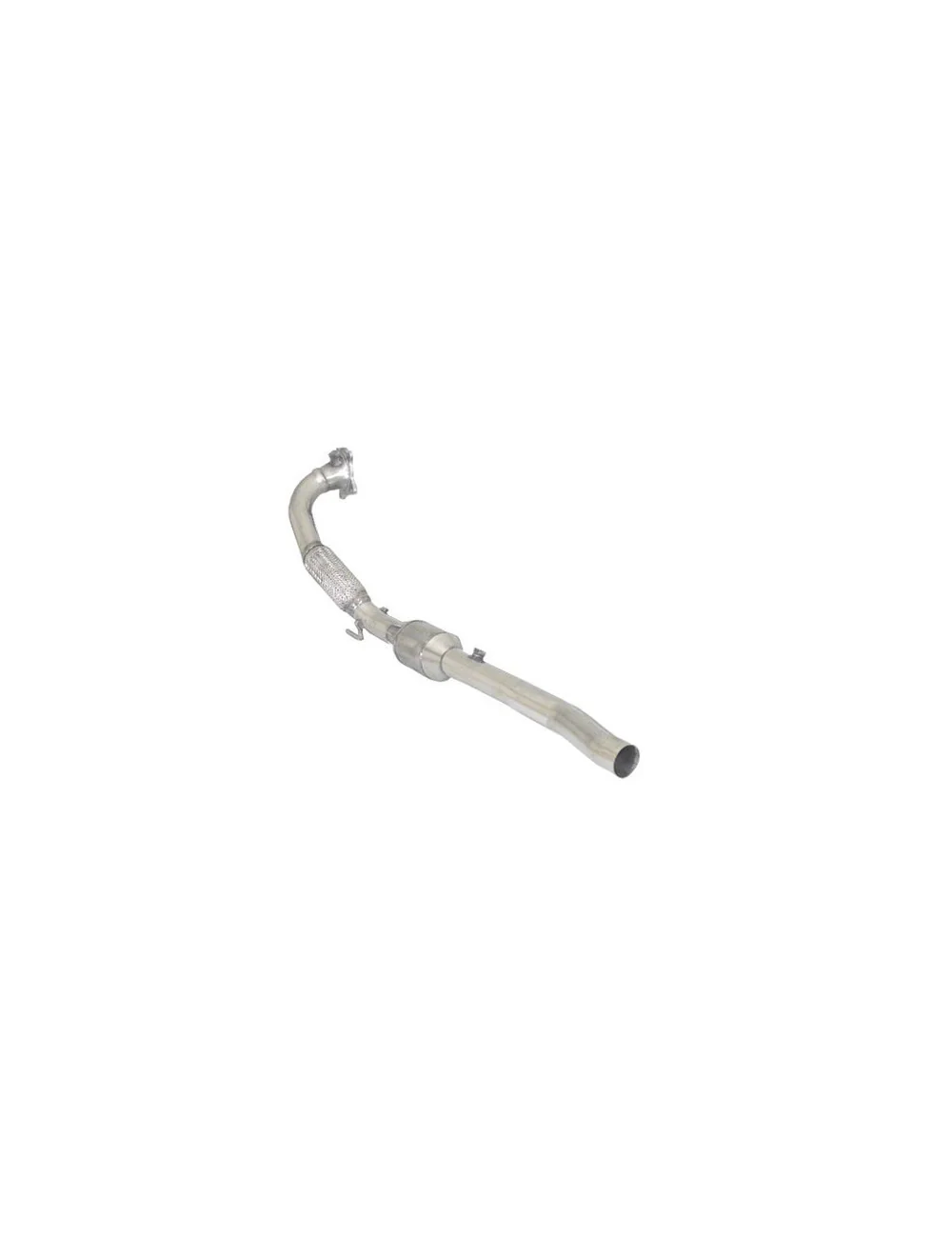 RAGAZZON DOWNPIPE + CATALIZZATORE METALLICO 200 CELLE IN ACCIAIO INOX AUDI TT 8J 1.8 2.0 TFSI