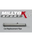 MILLTEK TUBO ELIMINAZIONE CATALIZZATORE RENAULT CLIO RS 200 203CV INCL CUP