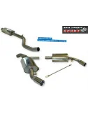 MILLTEK SILENZIATORE POSTERIORE COMPLETO DI CENTRALE RENAULT CLIO RS 197CV DAL 2006