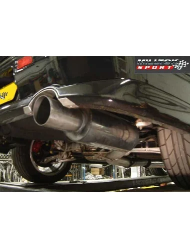 MILLTEK CAT BACK SILENZIATORE POSTERIORE COMPLETO DI CENTRALE MITSUBISHI LANCER EVOLUTION IX