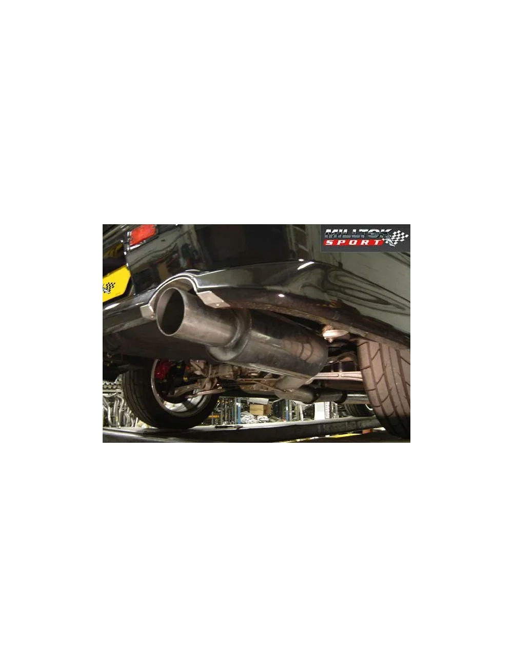 MILLTEK CAT BACK SILENZIATORE POSTERIORE COMPLETO DI CENTRALE MITSUBISHI LANCER EVOLUTION IX