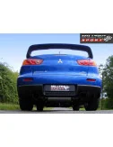 MILLTEK TURBO BACK SCARICO COMPLETO SENZA CATALIZZATORE MITSUBISHI LANCER EVOLUTION X