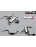 MILLTEK CAT BACK SILENZIATORE POSTERIORE + CENTRALE SILENZIATO FORD FOCUS RS MK2 305CV DAL 2009