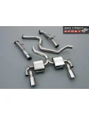 MILLTEK TURBO BACK SCARICO COMPLETO CON CATALIZZATORE 200 CELLE FORD FOCUS RS MK2 305CV DAL 2009